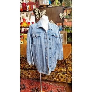 XL vintage 90s oversized denim jacket